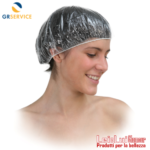 CUFFIE DOCCIA IN PLT IN CONFEZIONE DA 100 - cod.IMPORT6