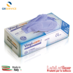 GUANTI IN VINILE SENZA POLVERE - GR SERVICE - cod.034M BIS