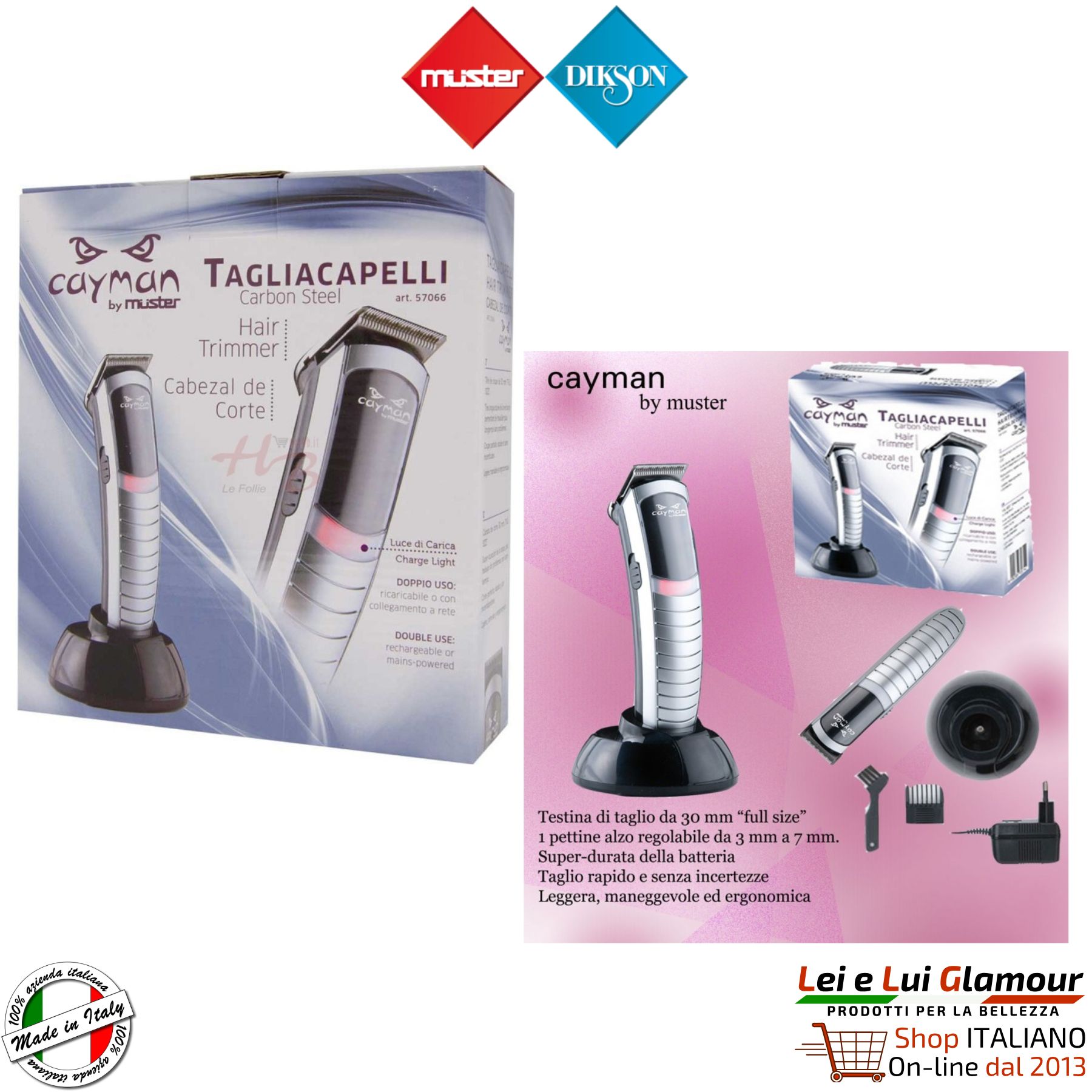 CAYMAN tagliacapelli professionale by MUSTER&DIKSON - immagine 3