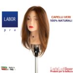 TESTINA DIDATTICA HD LABOR PRO CAPELLI VERI 35 CM - I109HD