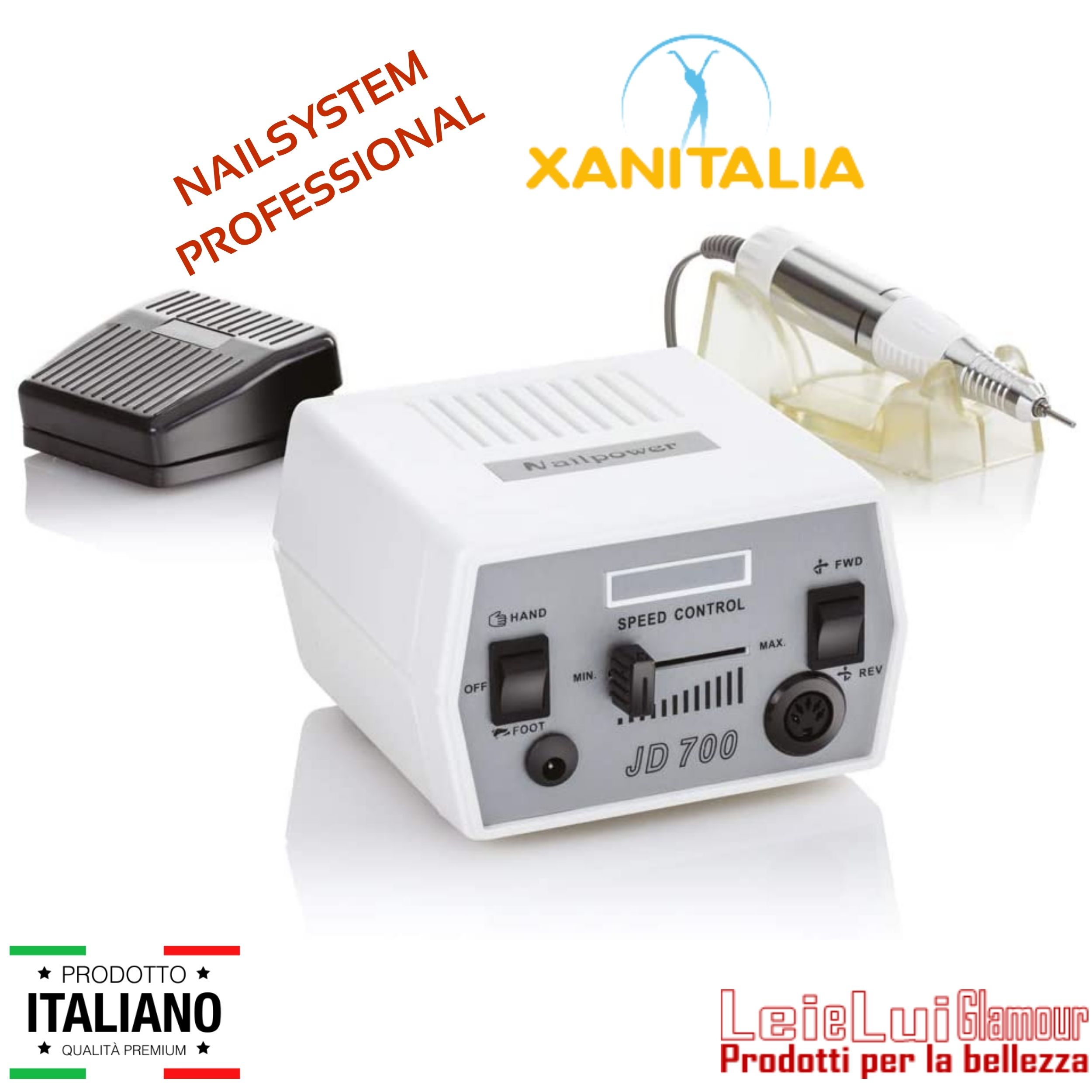 (image for) MILL 3000 JD700 FRESA PER UNGHIE – NAILSYSTEM PROFESSIONAL by XANITALIA