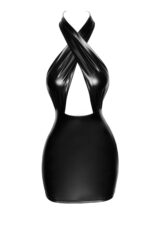 Mini Abito con legatura al collo F255- NOIR HANDMADE - immagine 2