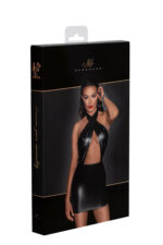 Mini Abito con legatura al collo F255- NOIR HANDMADE - immagine 6