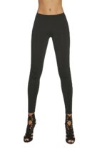 Leggings in maglia con inserto in pizzo - MELOE by BAS BLEU - immagine 2
