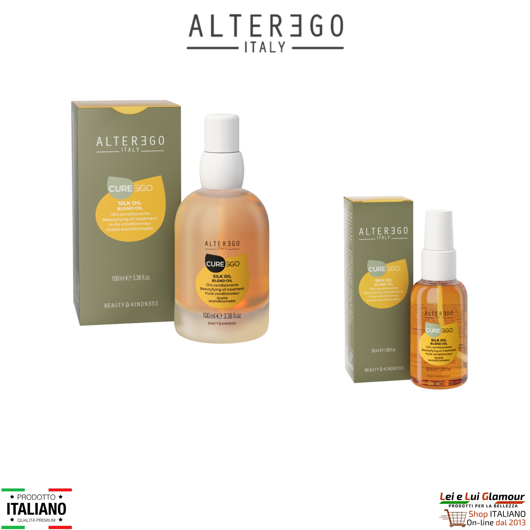 Silk Oil Blend_Curego_AlterEgo_mod.36g-rig.6-id.50549-LeLG SILK OIL BLEND OIL CUREGO - OLIO CONDIZIONANTE by ALTER EGO - immagine 1