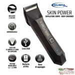 SKIN POWER depilatore corpo ricaricabile impermiabile GIUBRA